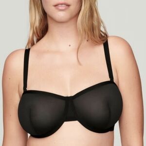 CUUP Balconette Mesh Bra. New. Lightweight. Perfect For Summer